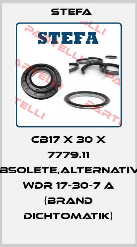 CB17 X 30 X 7779.11 obsolete,alternative WDR 17-30-7 A (brand Dichtomatik) Stefa
