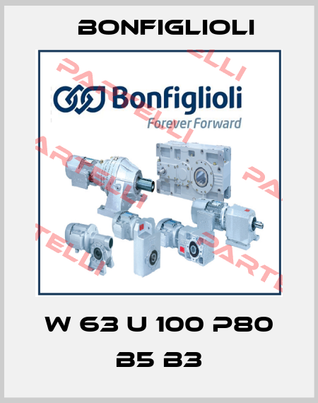 W 63 U 100 P80 B5 B3 Bonfiglioli