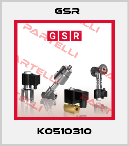 K0510310 GSR