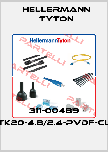 311-00489 (TK20-4.8/2.4-PVDF-CL) Hellermann Tyton