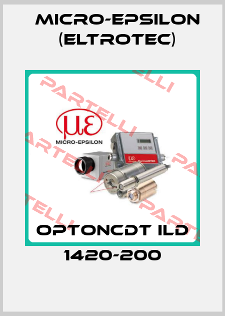 OPTONCDT ILD 1420-200 Micro-Epsilon (Eltrotec)
