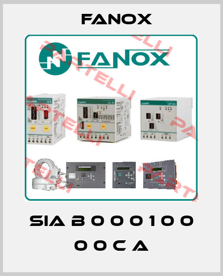 SIA B 0 0 0 1 0 0 0 0 C A Fanox