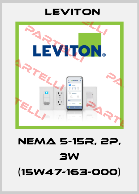 NEMA 5-15R, 2P, 3W (15W47-163-000) Leviton