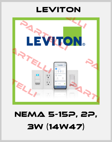 NEMA 5-15P, 2P, 3W (14W47) Leviton