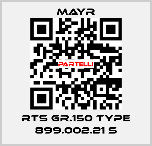 RTS Gr.150 Type 899.002.21 S Mayr