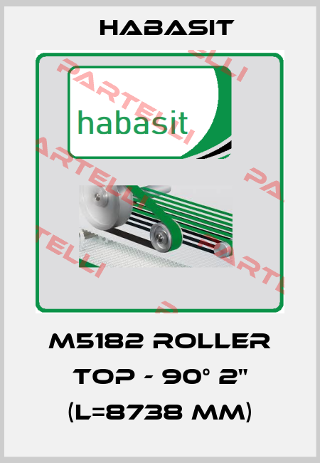 M5182 Roller Top - 90° 2" (L=8738 mm) Habasit
