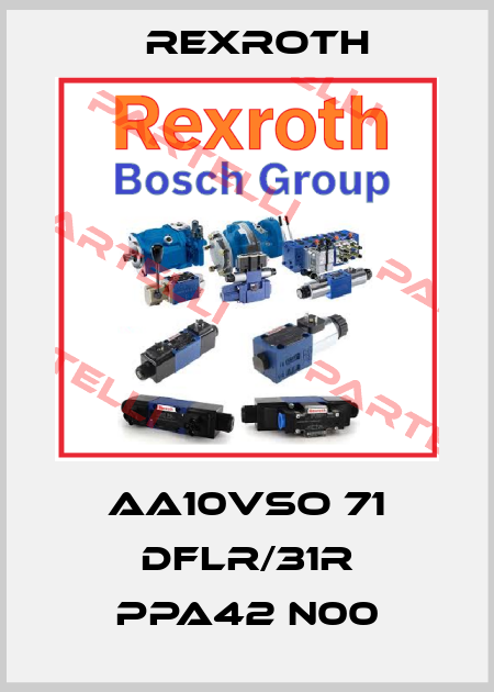 AA10VSO 71 DFLR/31R PPA42 N00 Rexroth