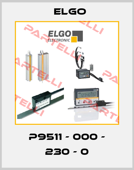 P9511 - 000 - 230 - 0 Elgo