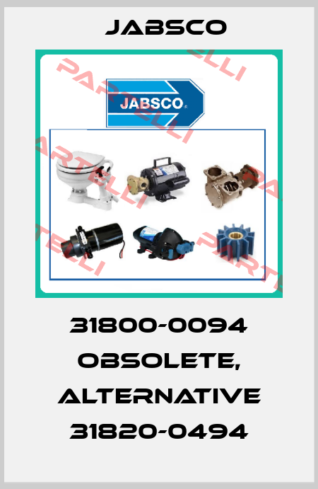 31800-0094 obsolete, alternative 31820-0494 Jabsco