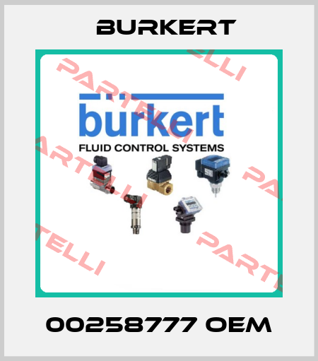 00258777 oem Burkert