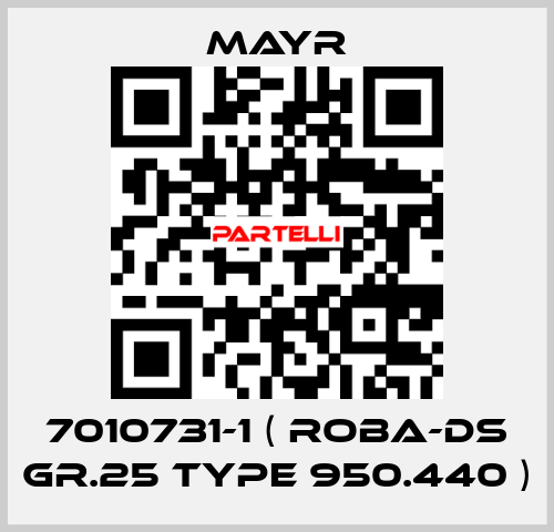7010731-1 ( ROBA-DS Gr.25 Type 950.440 ) Mayr
