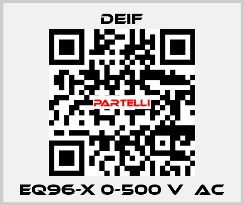 EQ96-x 0-500 V  AC Deif