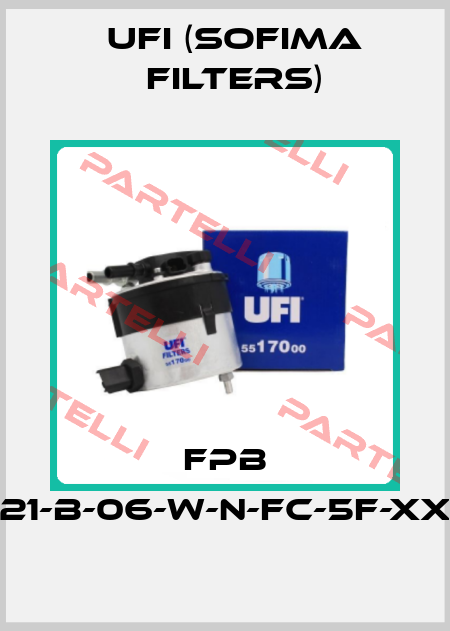 FPB 21-B-06-W-N-FC-5F-XX Ufi (SOFIMA FILTERS)