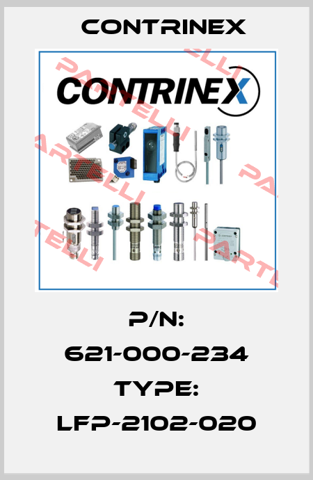 P/N: 621-000-234 Type: LFP-2102-020 Contrinex