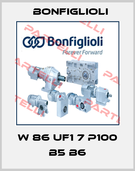 W 86 UF1 7 P100 B5 B6 Bonfiglioli