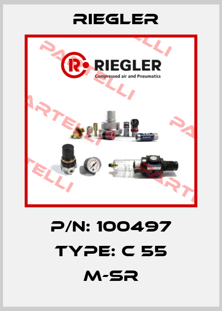 P/N: 100497 Type: C 55 M-SR Riegler