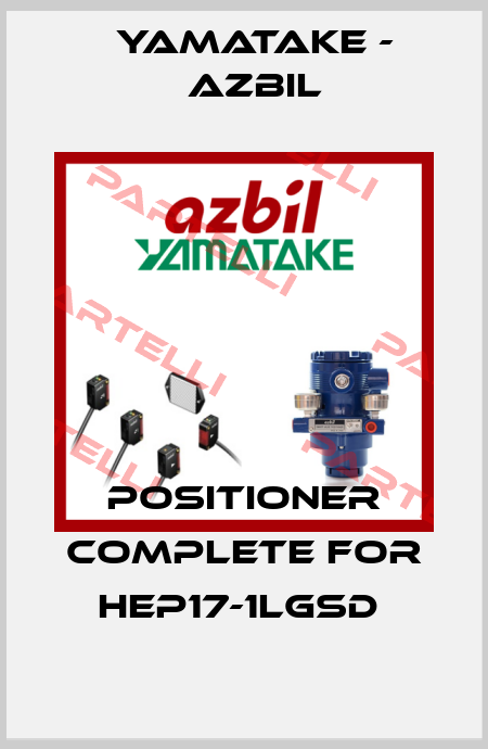 POSITIONER COMPLETE FOR HEP17-1LGSD  Yamatake - Azbil