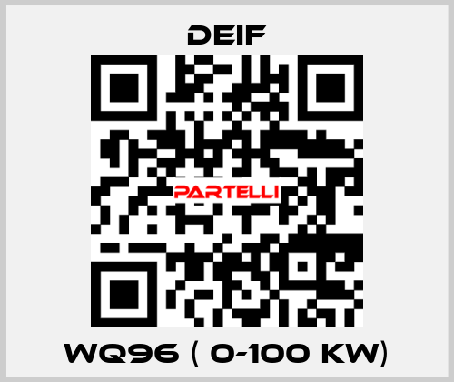 WQ96 ( 0-100 kw) Deif