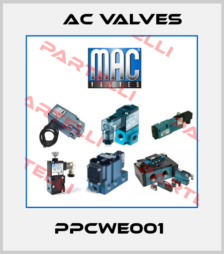 PPCWE001  МAC Valves