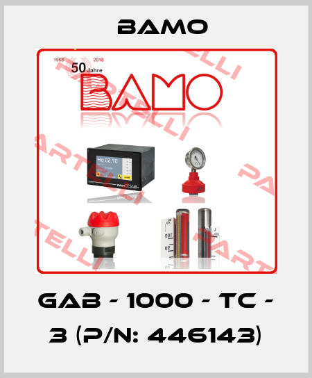 GAB - 1000 - TC - 3 (P/N: 446143) Bamo