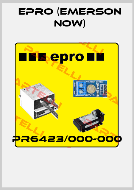 PR6423/000-000  Epro (Emerson now)