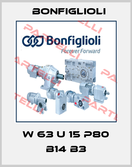 W 63 U 15 P80 B14 B3 Bonfiglioli