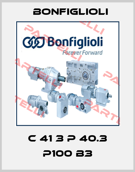C 41 3 P 40.3 P100 B3 Bonfiglioli