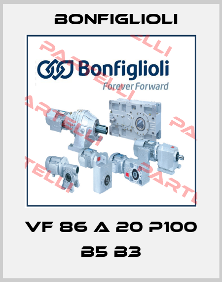 VF 86 A 20 P100 B5 B3 Bonfiglioli