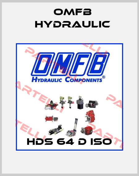 HDS 64 D ISO OMFB Hydraulic