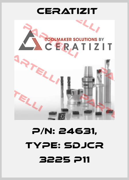 P/N: 24631, Type: SDJCR 3225 P11 Ceratizit