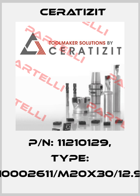 P/N: 11210129, Type: 10002611/M20X30/12.9 Ceratizit