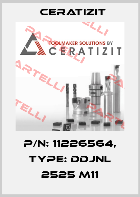 P/N: 11226564, Type: DDJNL 2525 M11 Ceratizit