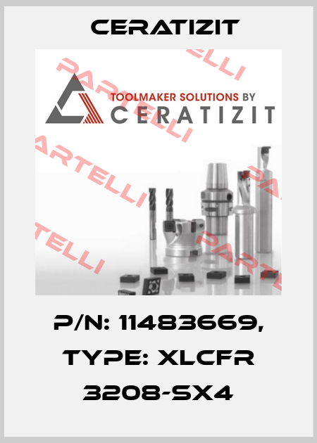 P/N: 11483669, Type: XLCFR 3208-SX4 Ceratizit