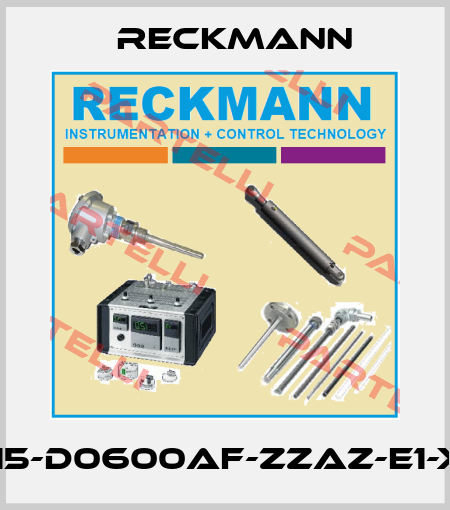 1R15-D0600AF-ZZAZ-E1-X-Y Reckmann