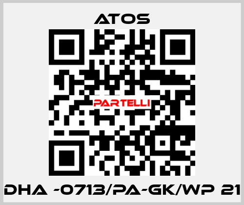 DHA -0713/PA-GK/WP 21 Atos