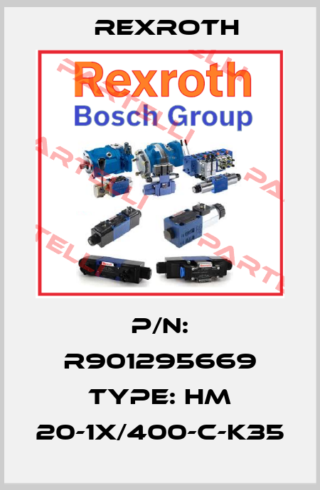 P/N: R901295669 Type: HM 20-1X/400-C-K35 Rexroth