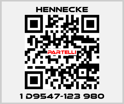 1 D9547-123 980 Hennecke