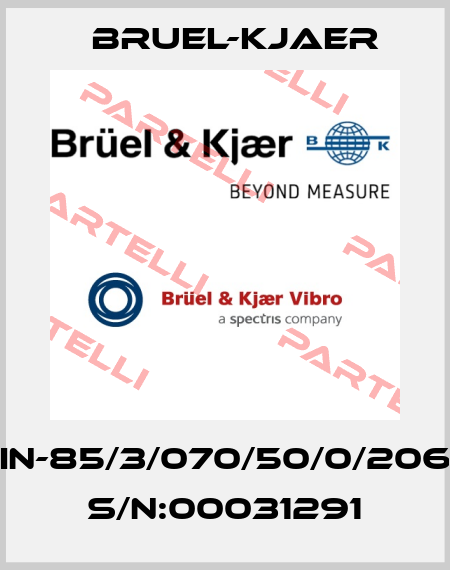 IN-85/3/070/50/0/206 S/N:00031291 Bruel-Kjaer
