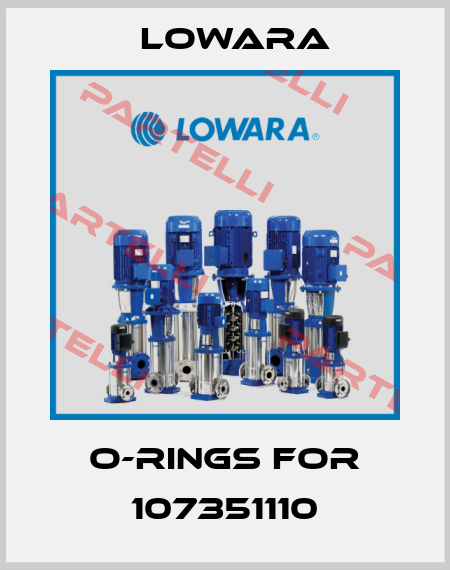 O-rings for 107351110 Lowara
