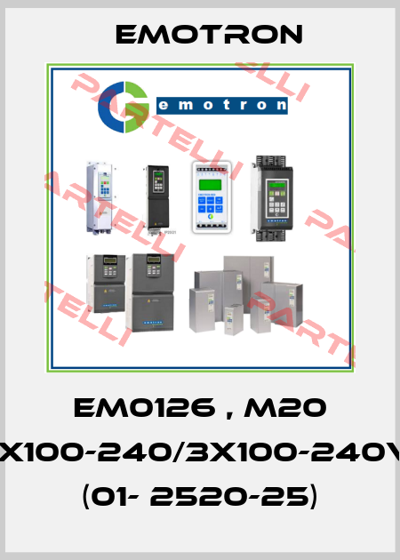 EM0126 , M20 1x100-240/3x100-240V (01- 2520-25) Emotron