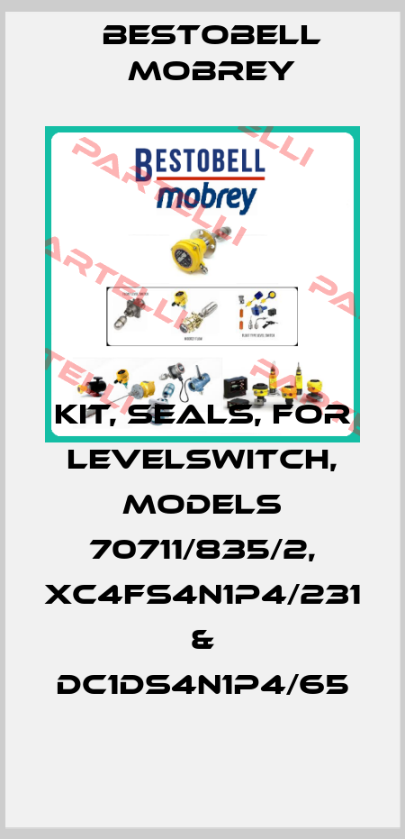 Kit, SEALS, FOR LEVELSWITCH, MODELS 70711/835/2, XC4FS4N1P4/231 & DC1DS4N1P4/65 Bestobell Mobrey