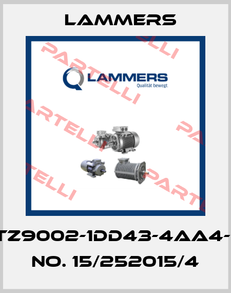 1TZ9002-1DD43-4AA4-Z  No. 15/252015/4 Lammers