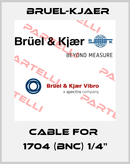 Cable for  1704 (BNC) 1/4" Bruel-Kjaer
