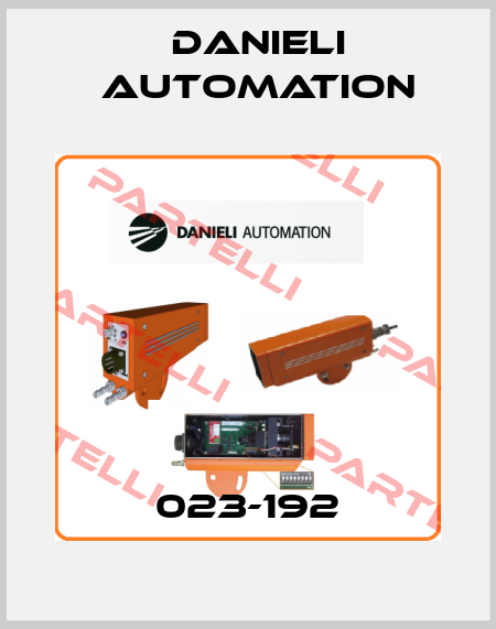 023-192 DANIELI AUTOMATION