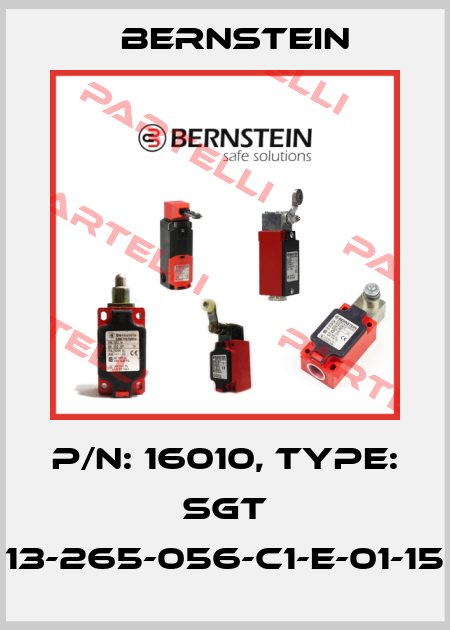 P/N: 16010, Type: SGT 13-265-056-C1-E-01-15 Bernstein