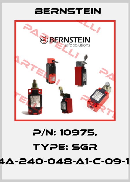 P/N: 10975, Type: SGR 14a-240-048-A1-C-09-15 Bernstein