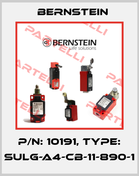 P/N: 10191, Type: SULG-A4-CB-11-890-1 Bernstein