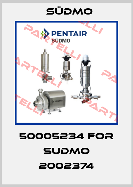 50005234 for Sudmo 2002374 Südmo