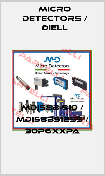 MDI58B 510 / MDI58B512S5 / 30P6XXPA
 Micro Detectors / Diell