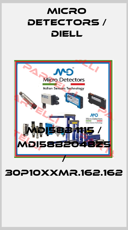MDI58B 1115 / MDI58B2048Z5 / 30P10XXMR.162.162
 Micro Detectors / Diell